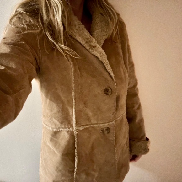 Vintage Giacca tan Suede Penny Lane coat - Picture 5 of 5